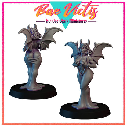 Succubus | Bae Victis | Vae Victis Miniatures | 32mm Scale Resin Printed Tabletop RPG Figures for Tabletop RPG's or Wargaming