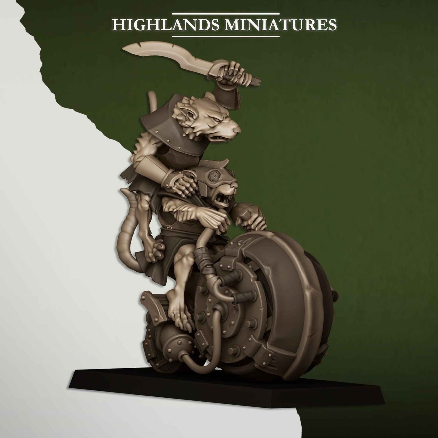 Sewer Vermin Heavy Weapons Teams | Sewer Vermin | Highlands Miniatures | 32mm Scale Resin TTRPG Figures for Roleplaying and Wargaming
