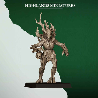 Feral Dryads | Feral Elves | Highlands Miniatures | 32mm Scale Resin Tabletop RPG Figures for Roleplaying and Wargaming