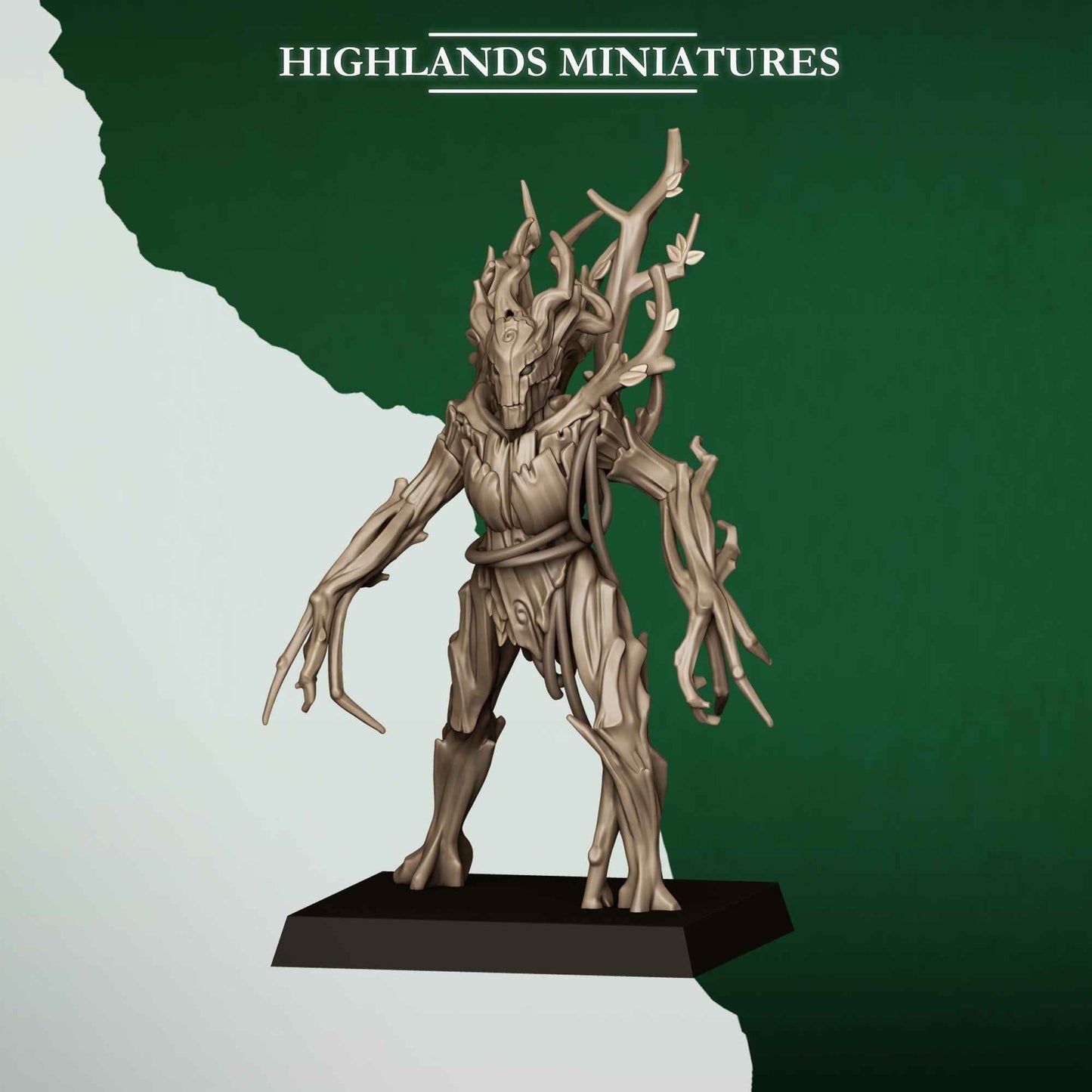 Feral Dryads | Feral Elves | Highlands Miniatures | 32mm Scale Resin Tabletop RPG Figures for Roleplaying and Wargaming