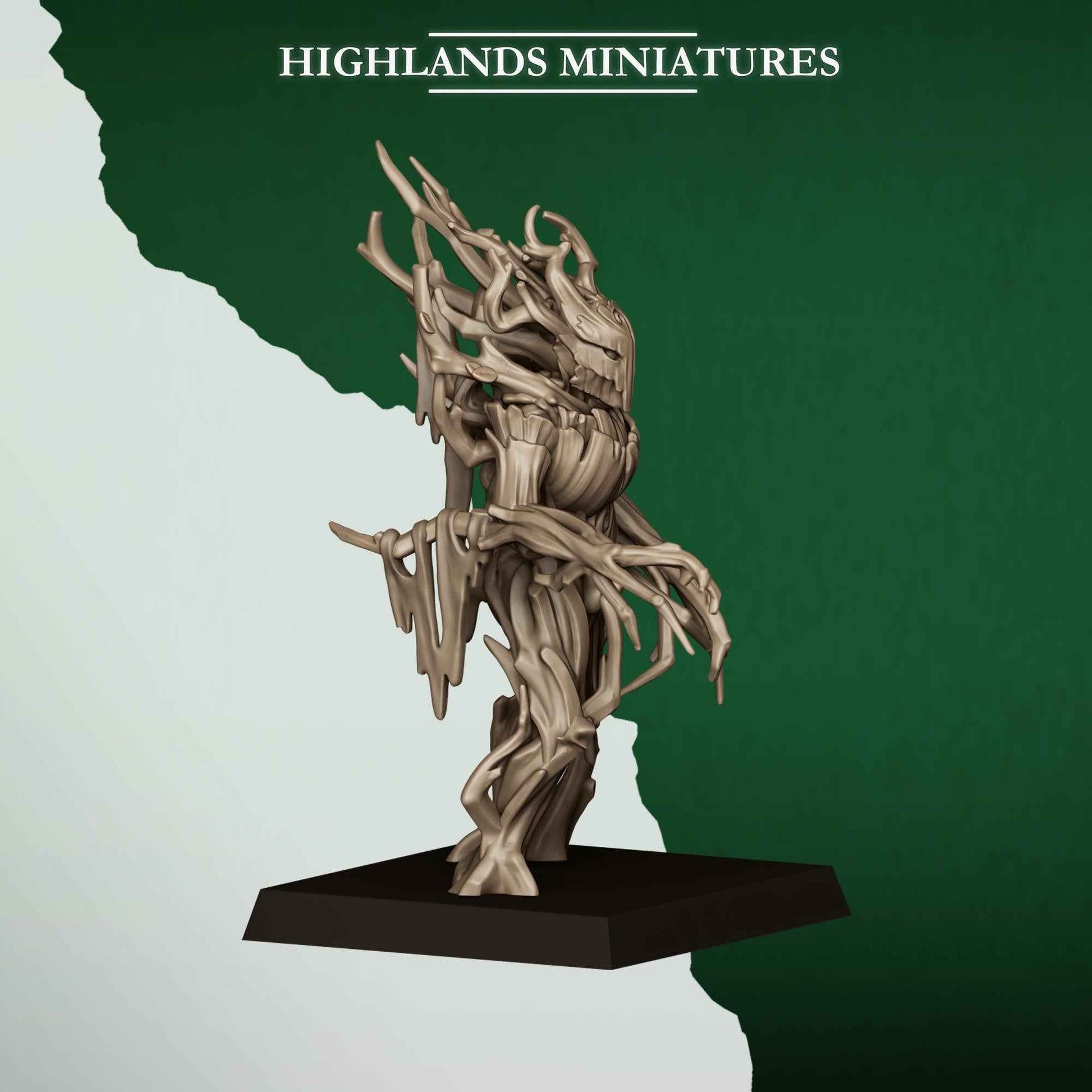 Feral Dryads | Feral Elves | Highlands Miniatures | 32mm Scale Resin Tabletop RPG Figures for Roleplaying and Wargaming
