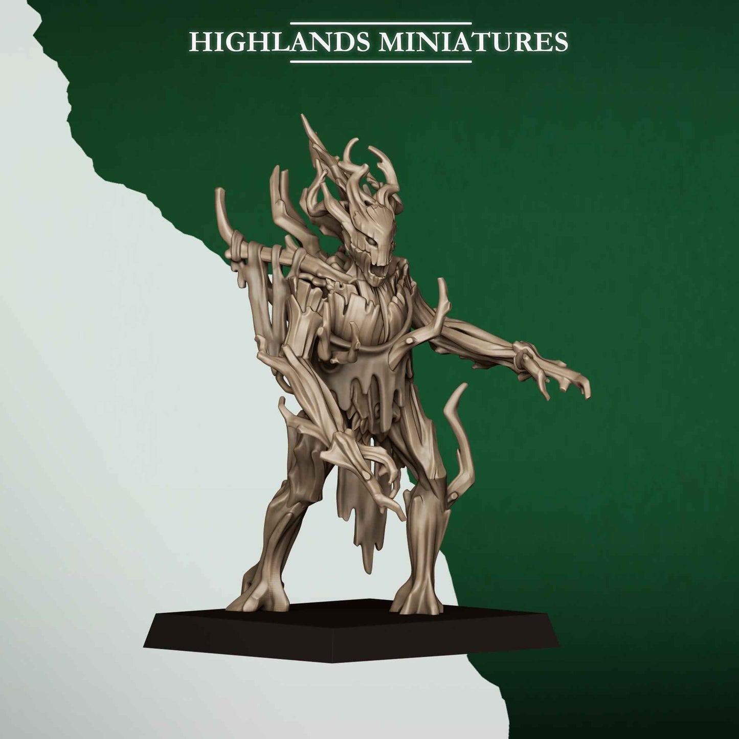 Feral Dryads | Feral Elves | Highlands Miniatures | 32mm Scale Resin Tabletop RPG Figures for Roleplaying and Wargaming