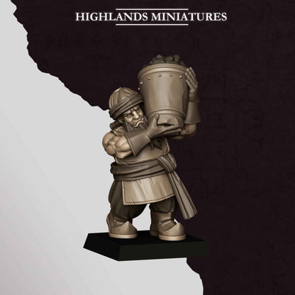 Cannon | Sons of Marduk | Highlands Miniatures | 32mm Scale Resin Tabletop RPG Figures for Roleplaying and Wargaming