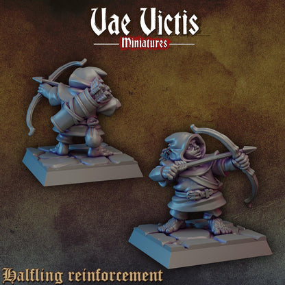 Halfling Reinforcements | Vae Victis Miniatures | 32mm Scale Resin Printed Tabletop RPG Figures for Tabletop Roleplaying or Wargaming