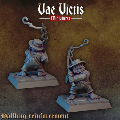 Halfling Reinforcements | Vae Victis Miniatures | 32mm Scale Resin Printed Tabletop RPG Figures for Tabletop Roleplaying or Wargaming
