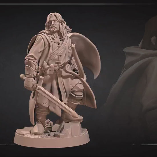 Ranger Explorer | Bite The Bullet | 35mm Scale | Resin Printed Tabletop RPG Miniature Figures | DND | 5E