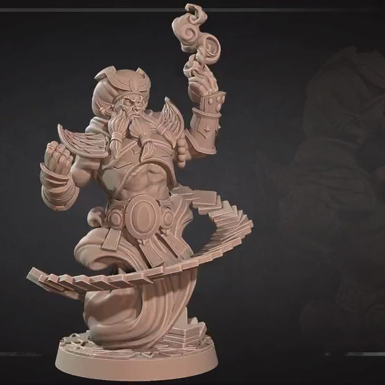 Djinn Diviner | Horror Circus | Bite The Bullet | 35mm Scale | Resin Printed Tabletop RPG Miniature Figures | DND | 5E