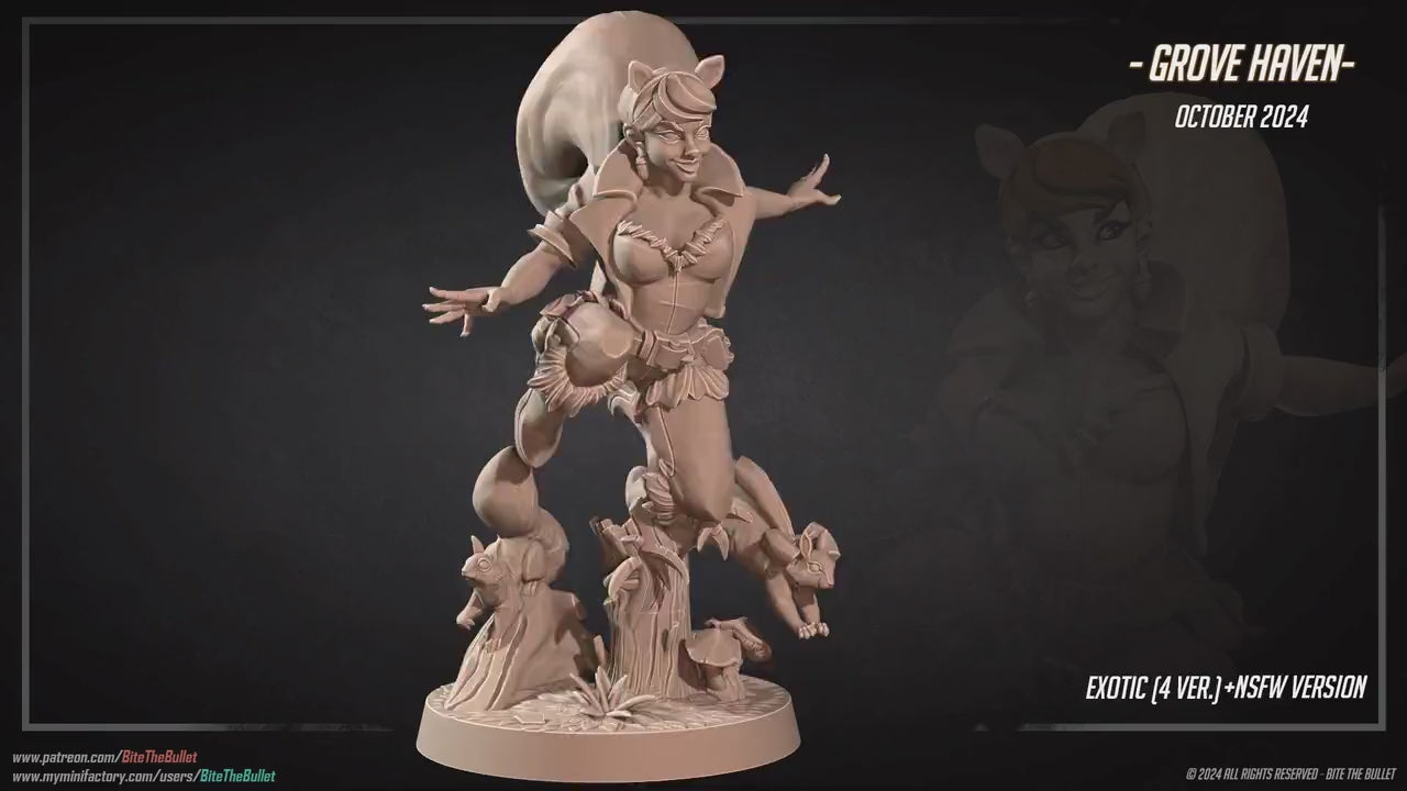 Doreen | Grove Haven | Bite The Bullet | 35mm Scale | Resin Printed Tabletop RPG Miniature Figures | DND | 5E