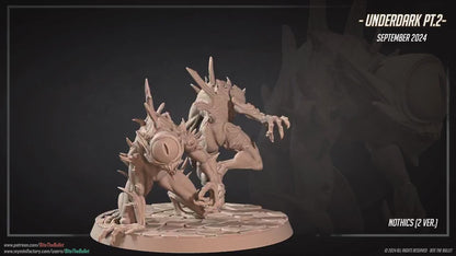 Nothic Set | Dungeon Underdark | Bite The Bullet | 35mm Scale | Resin Printed Tabletop RPG Miniature Figures | DND | 5E