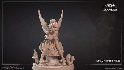 Pixie Wendy | Pixies | Bite The Bullet | 35mm Scale | Resin Printed Tabletop RPG Miniature Figures | DND | 5E