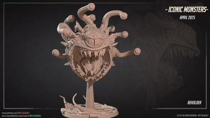 Beholder | Iconic Monsters | Bite The Bullet | 35mm Scale | Resin Printed Tabletop RPG Miniature Figures | DND | 5E