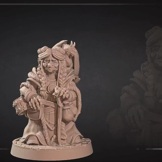 Duergar Elder | Dungeon Underdark | Bite The Bullet | 35mm Scale | Resin Printed Tabletop RPG Miniature Figures | DND | 5E