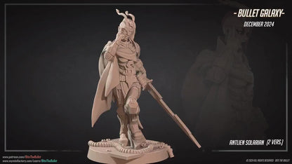 Antlien Solarian | Bullet Galaxy | Bite The Bullet | 35mm Scale | Resin Printed Tabletop RPG Miniature Figures | DND | 5E