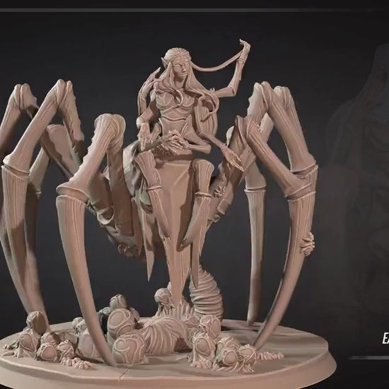 Lolth | Iconic Monsters | Bite The Bullet | 35mm Scale | Resin Printed Tabletop RPG Miniature Figures | DND | 5E