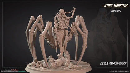 Lolth | Iconic Monsters | Bite The Bullet | 35mm Scale | Resin Printed Tabletop RPG Miniature Figures | DND | 5E