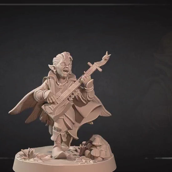 Pixie Bard | Pixies | Bite The Bullet | 35mm Scale | Resin Printed Tabletop RPG Miniature Figures | DND | 5E