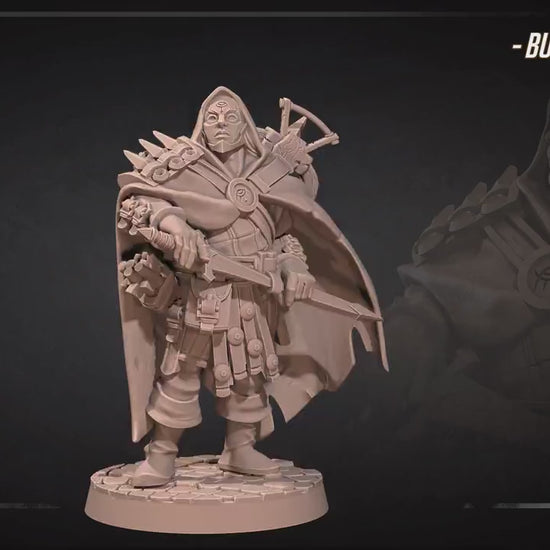 Hero Rogue | Bite The Bullet | 35mm Scale | Resin Printed Tabletop RPG Miniature Figures | DND | 5E