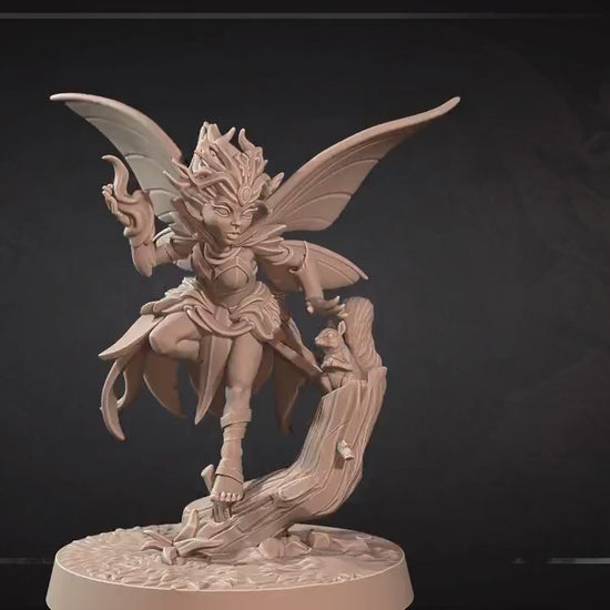 Pixie Sorceress | Pixies | Bite The Bullet | 35mm Scale | Resin Printed Tabletop RPG Miniature Figures | DND | 5E