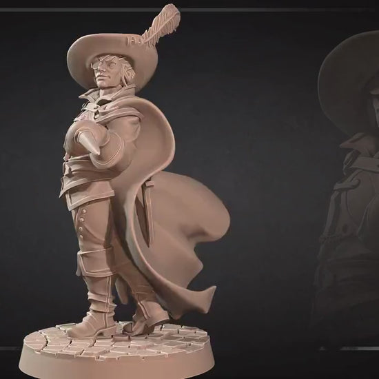 Drow Mercenary | Dungeon Underdark | Bite The Bullet | 35mm Scale | Resin Printed Tabletop RPG Miniature Figures | DND | 5E