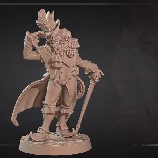 Ringmaster | Horror Circus | Bite The Bullet | 35mm Scale | Resin Printed Tabletop RPG Miniature Figures | DND | 5E