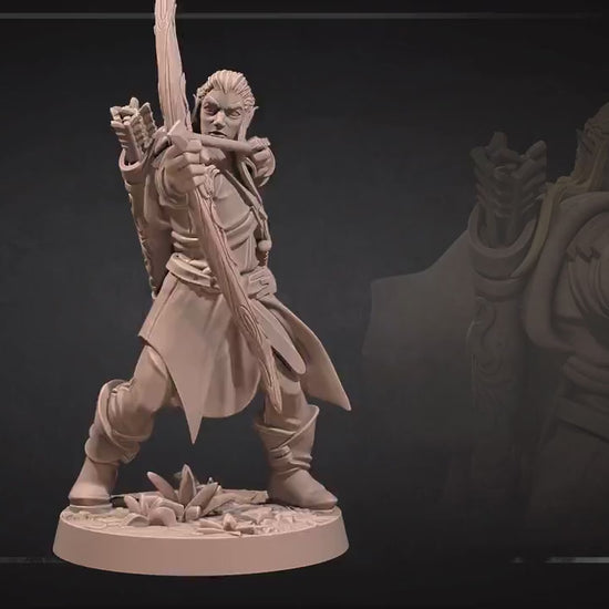 Elf Explorer | Bite The Bullet | 35mm Scale | Resin Printed Tabletop RPG Miniature Figures | DND | 5E