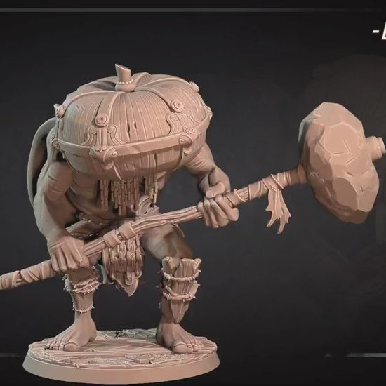 Mad Pumpkin | Bite The Bullet | 35mm Scale | Resin Printed Tabletop RPG Miniature Figures | DND | 5E