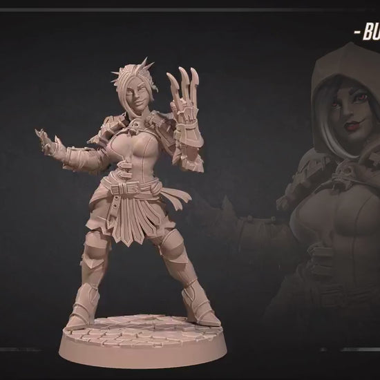 Hero Assassin | Bite The Bullet | 35mm Scale | Resin Printed Tabletop RPG Miniature Figures | DND | 5E