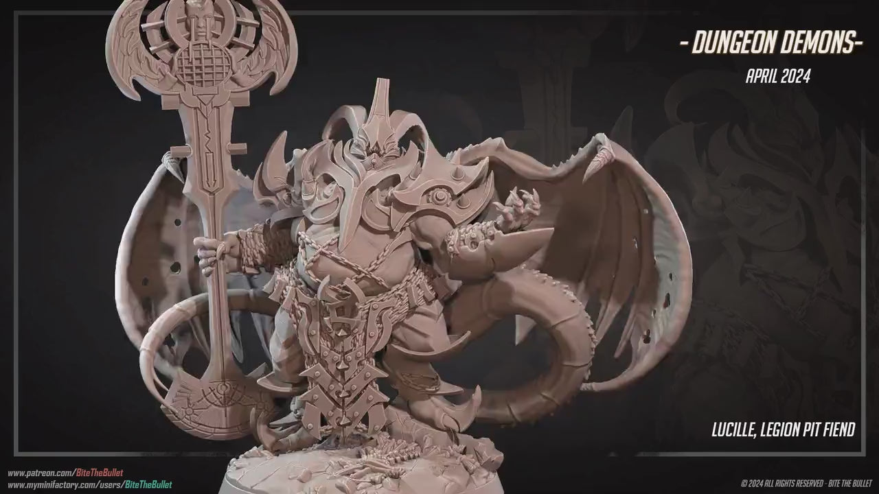 Fear Boss | Bite The Bullet | 35mm Scale | Resin Printed Tabletop RPG Miniature Figures | DND | 5E