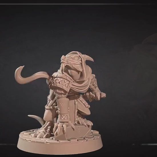 Kobold Rogue | Kobolds D&D | Bite The Bullet | 35mm Scale | Resin Printed Tabletop RPG Miniature Figures | DND | 5E