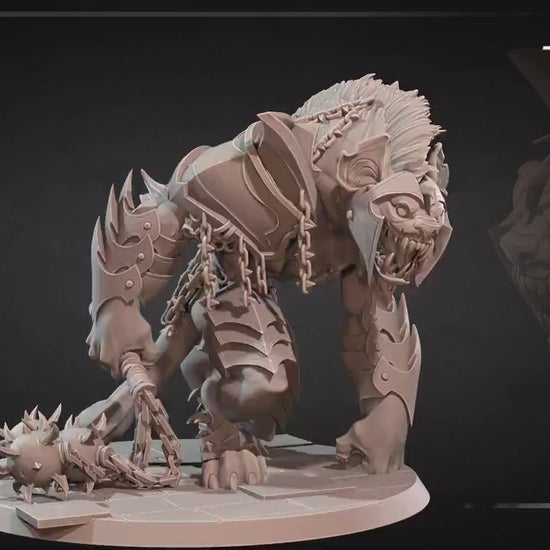 Savagery Boss | Bite The Bullet | 35mm Scale | Resin Printed Tabletop RPG Miniature Figures | DND | 5E
