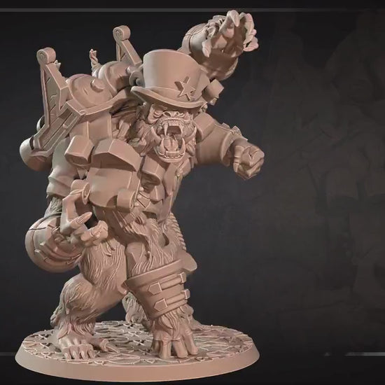 Girallon Ringmaster | Horror Circus | Bite The Bullet | 35mm Scale | Resin Printed Tabletop RPG Miniature Figures | DND | 5E