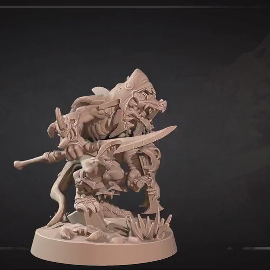 Kobold Fighter | Kobolds D&D | Bite The Bullet | 35mm Scale | Resin Printed Tabletop RPG Miniature Figures | DND | 5E