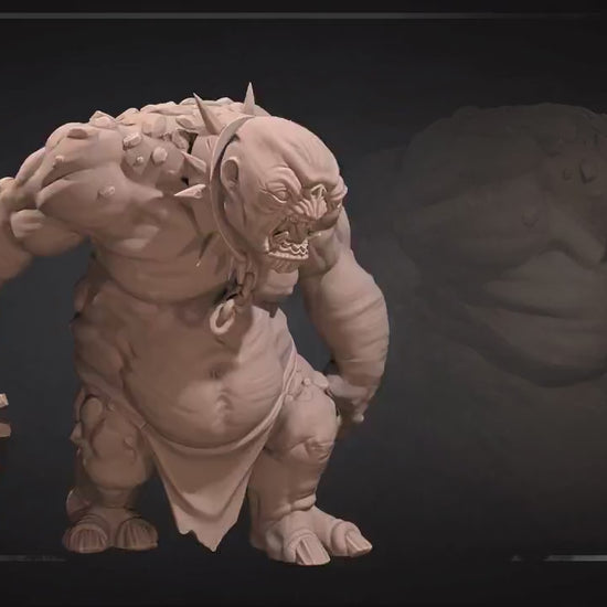 Cave Troll | Bite The Bullet | 35mm Scale | Resin Printed Tabletop RPG Miniature Figures | DND | 5E
