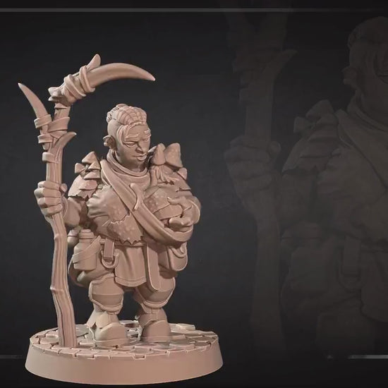 Duergar Druid | Dungeon Underdark | Bite The Bullet | 35mm Scale | Resin Printed Tabletop RPG Miniature Figures | DND | 5E