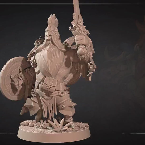 Roosterfolk Warrior | Grove Haven | Bite The Bullet | 35mm Scale | Resin Printed Tabletop RPG Miniature Figures | DND | 5E