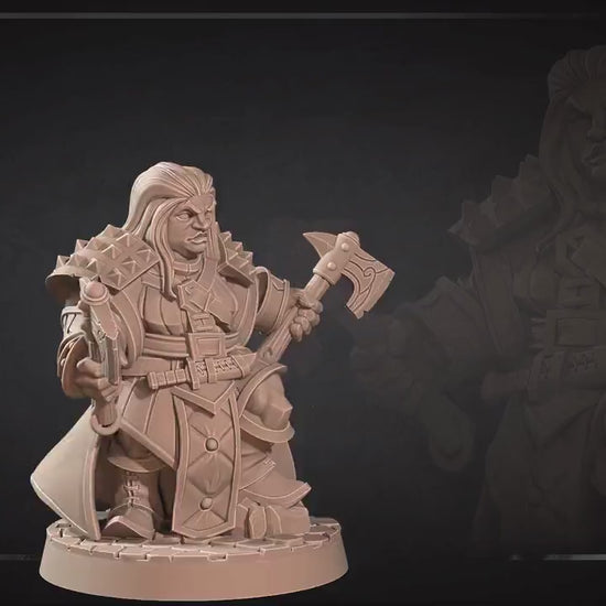 Duergar Warrior | Dungeon Underdark | Bite The Bullet | 35mm Scale | Resin Printed Tabletop RPG Miniature Figures | DND | 5E