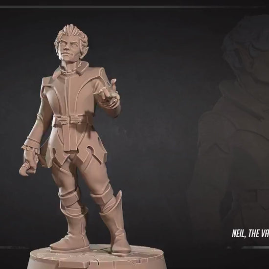 Neil | Vampires Pt. 2 | Bite The Bullet | 35mm Scale | Resin Printed Tabletop RPG Miniature Figures | DND | 5E