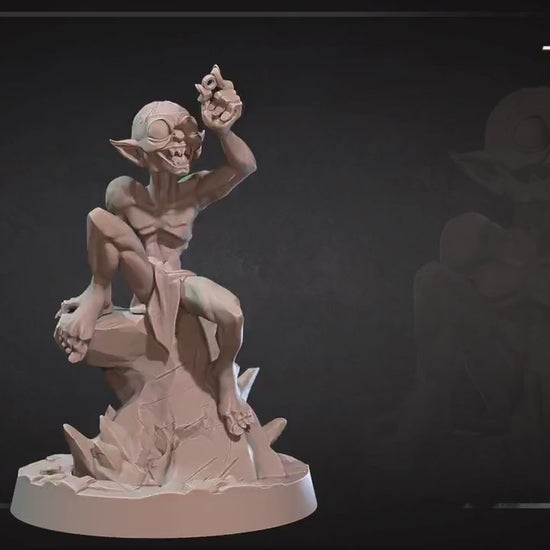Ring Obsessed Creature | Bite The Bullet | 35mm Scale | Resin Printed Tabletop RPG Miniature Figures | DND | 5E