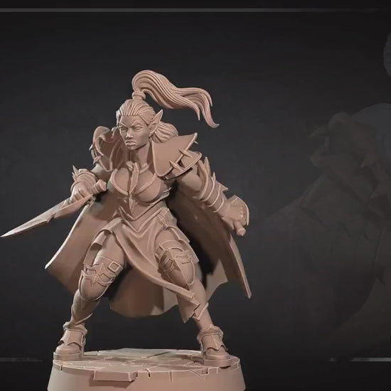 Assassin | Vampires Pt. 2 | Bite The Bullet | 35mm Scale | Resin Printed Tabletop RPG Miniature Figures | DND | 5E