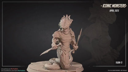 Yuan Ti | Iconic Monsters | Bite The Bullet | 35mm Scale | Resin Printed Tabletop RPG Miniature Figures | DND | 5E