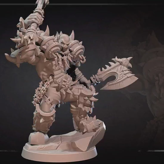 Orc Warrior | Bite The Bullet | 35mm Scale | Resin Printed Tabletop RPG Miniature Figures | DND | 5E
