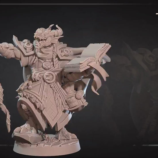 Dragonborn Sorcerer | Bite The Bullet | 35mm Scale | Resin Printed Tabletop RPG Miniature Figures | DND | 5E