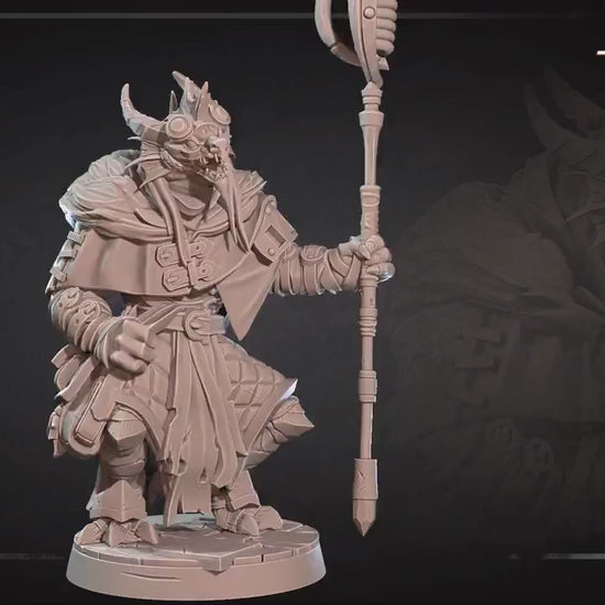 Dragonborn Artificer | Bite The Bullet | 35mm Scale | Resin Printed Tabletop RPG Miniature Figures | DND | 5E