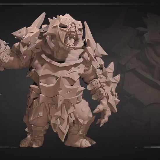 Battle Troll | Bite The Bullet | 35mm Scale | Resin Printed Tabletop RPG Miniature Figures | DND | 5E