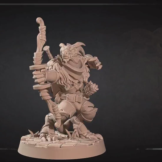Kobold Ranger | Kobolds D&D | Bite The Bullet | 35mm Scale | Resin Printed Tabletop RPG Miniature Figures | DND | 5E