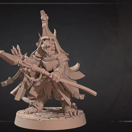 Kobold Wizard | Kobolds D&D | Bite The Bullet | 35mm Scale | Resin Printed Tabletop RPG Miniature Figures | DND | 5E
