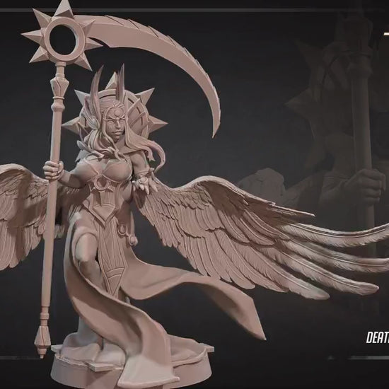 Death Angel Boss | NSFW Option | Bite The Bullet | 35mm Scale | Resin Printed Tabletop RPG Miniature Figures | DND | 5E